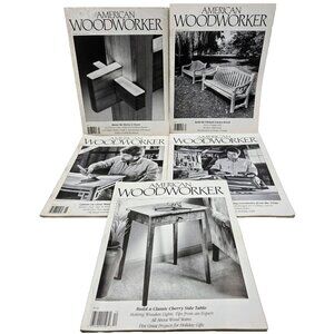 American Woodworker Magazine Lot December 1990 February April June December 1991